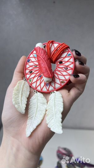 Заколка для афрокос, доедов, волос ручная работа