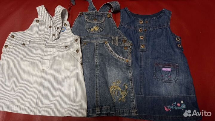 Пакет одежды на девочку 86 92