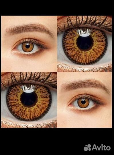 Карие контактные линзы. Распродаю остатки