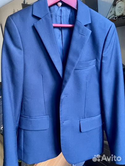 Пиджак школьный для мальчика 134