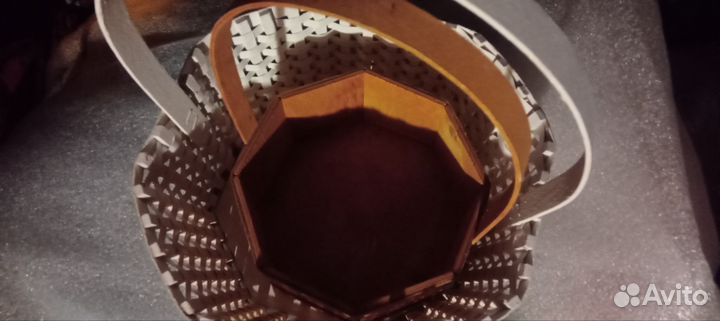 Корзина плетеная большая