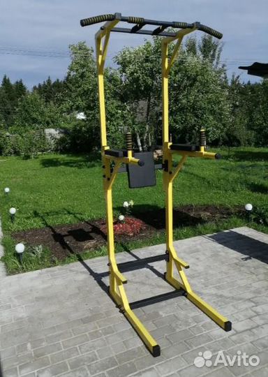 Турник брусья пресс 3 в 1 Напольный стойка на пол