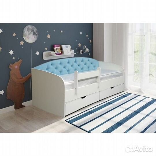 Кровать детская лдсп диван вельвет люкс