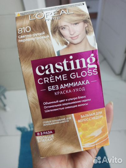 Краска для волос loreal casting creme gloss 810