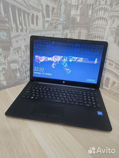 Hp Laptop 15/ Intel N3060/ 4Gb/ SSD 128Gb/ Win10