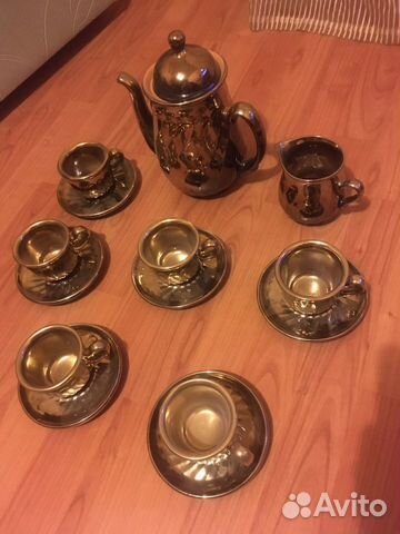 Сервиз кофейный керамика новый