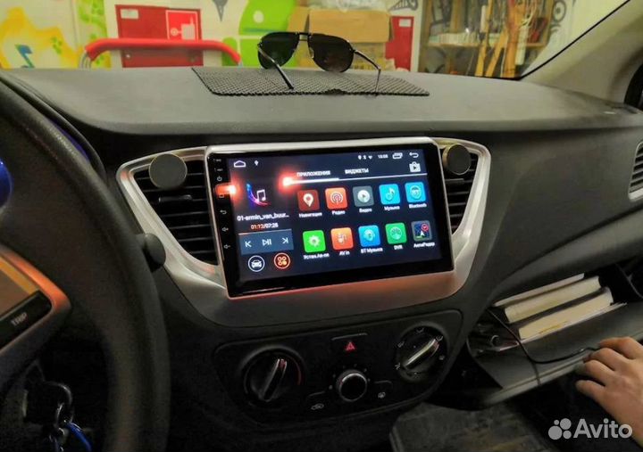 Магнитола Hyundai Solaris 2 Android