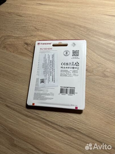 Внутренний SSD M2 накопитель Transcend 120GB