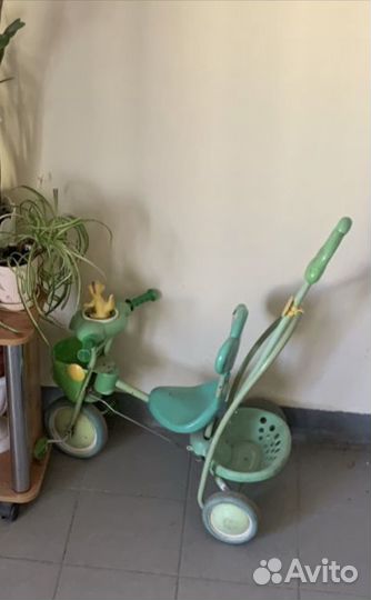 Велосипед для малышей с ручкой