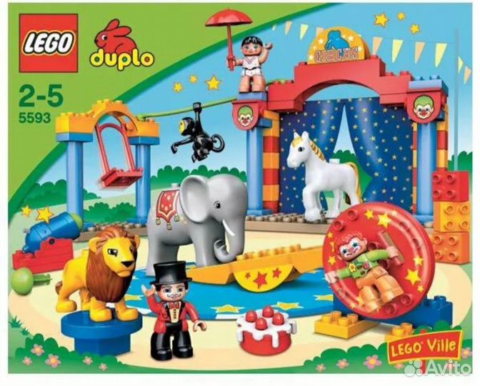 Лего дупло 2 набора конюшня и трейлер