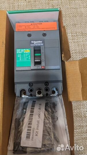 Автоматический выключатель 100 А