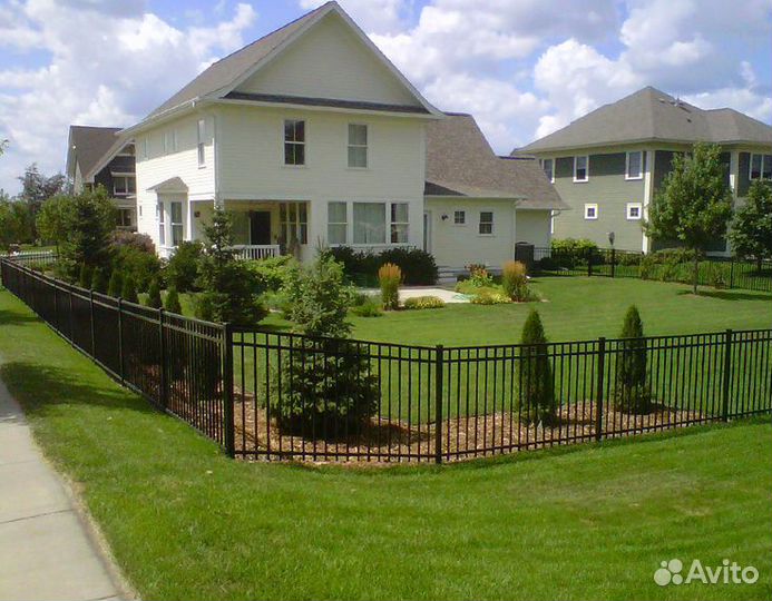 Забор сварной из профильной трубы