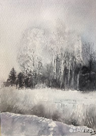 Картина акварель