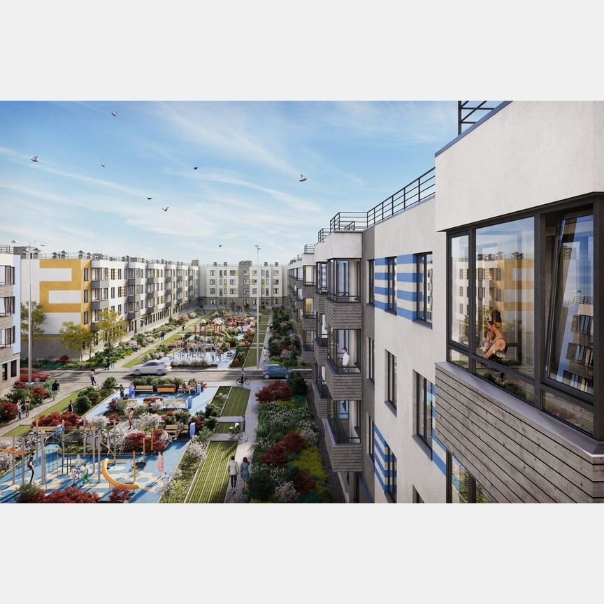 1-к. квартира, 37,6 м², 4/4 эт.