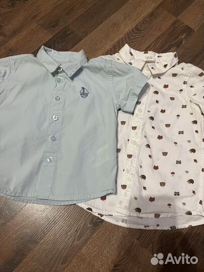 Hm рубашка и брюки для мальчика 80р