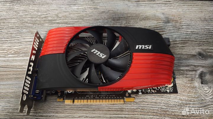 Видеокарта MSI nvidia gtx 550 ti