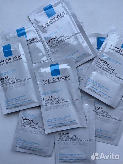 Много пробников La roche posay