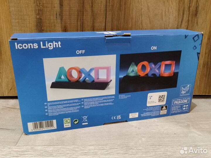 Оригинальный светильник Paladone Iconslight Playst