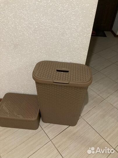 Контейнер для ванной комнаты для белья и полотенец