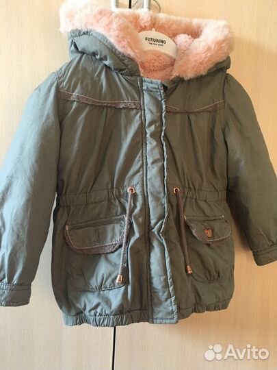 Парка для девочки зима matalan 2,3 года