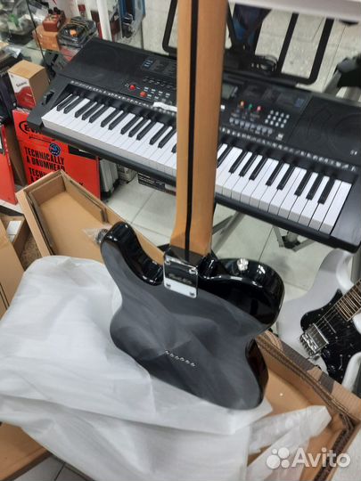 TE101-BLK Электрогитара, черная, Root Note