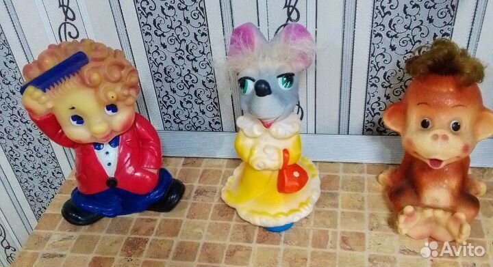 Советские резиновые игрушки