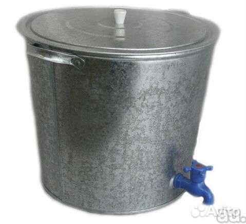 Бак оцинкованный круглый. Новый(32-110л). Доставка