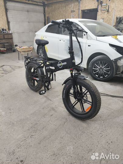Электровелосипед фэтбайк складной