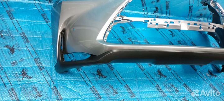 Бампер Лексус нх в сборе с юбкой стальной 14-17