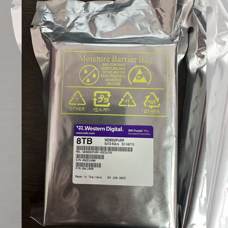 [WD8002PURP] Жесткий Диск Wd Purple Pro 8тб ()