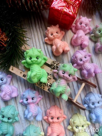 Мыло ручной работы дракончик