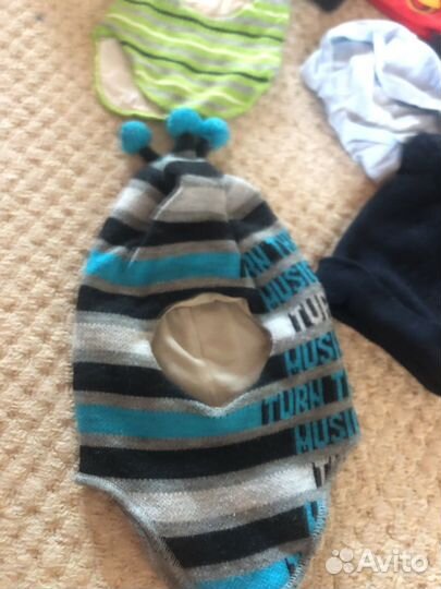 Шапка шлем 2-3 года