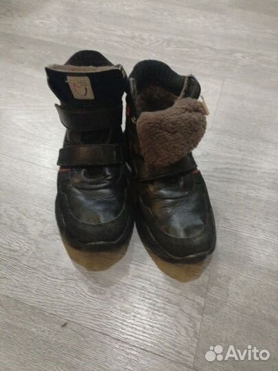 Ботинки зимние натуральная кожа 39