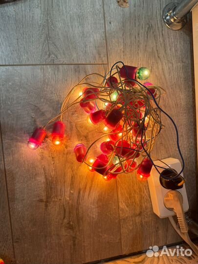 Елочная гирлянда СССР