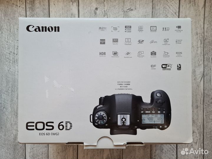 Фотоаппарат Canon EOS 6D Пробег 57тыс