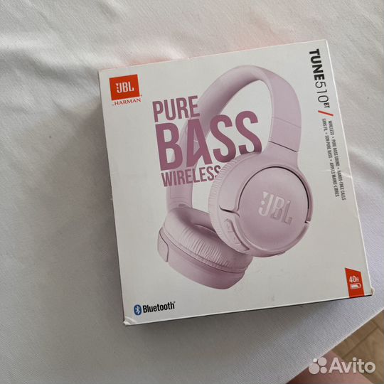 Беспроводные наушники jbl tune 510bt розовые