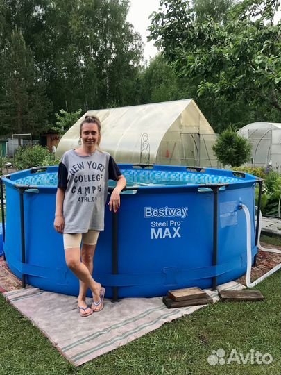 Каркасный бассейн 305 на 100