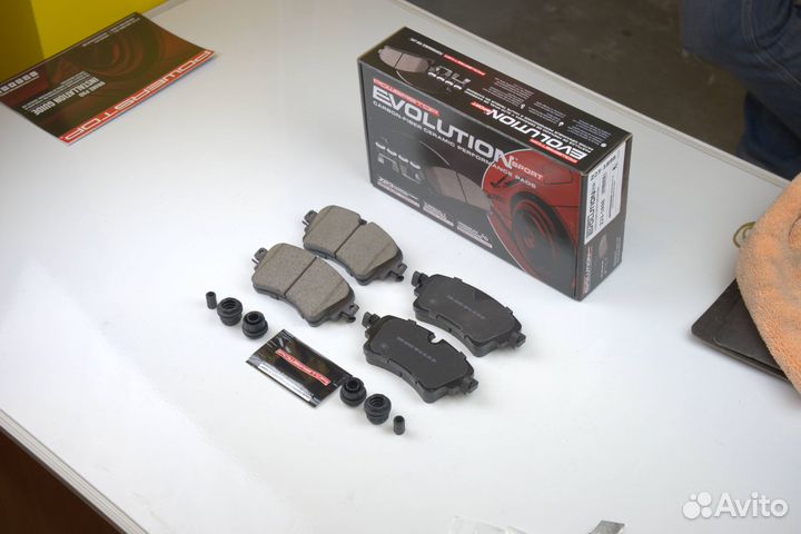 Задние керамические колодки PowerStop на VAG