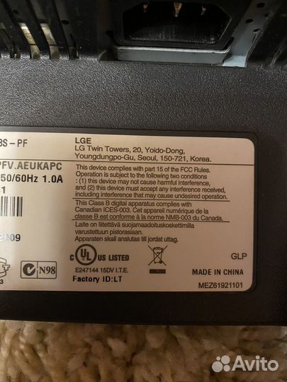 Монитор LG flatron w2043s-pf