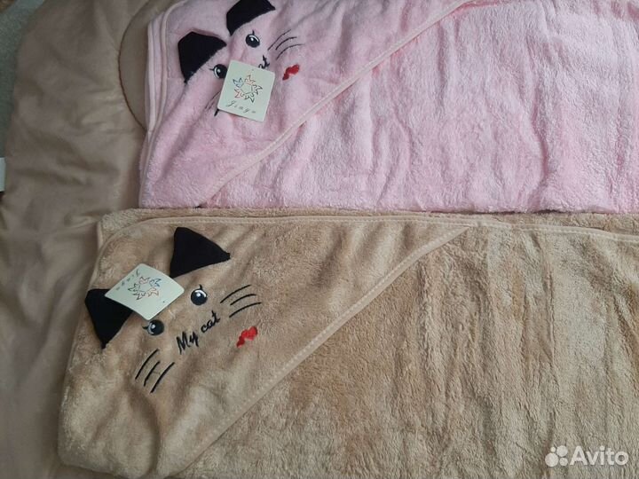 Полотенце новое с капюшоном