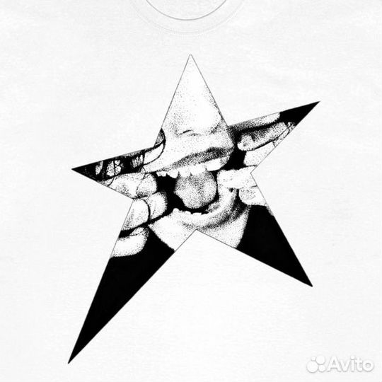 Футболка y2k star винтаж