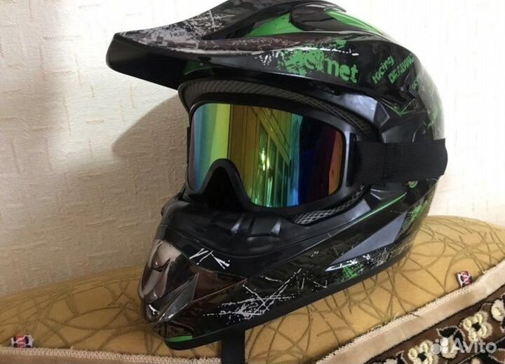 Мотошлем кроссовый