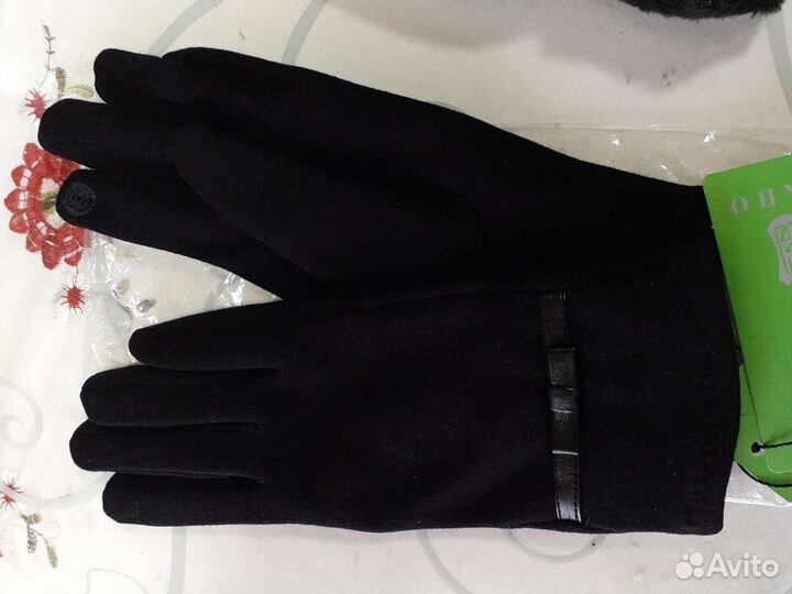 Перчатки женские новые с начесом