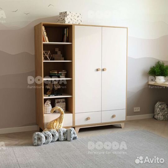 Стеллаж пенал детский шкаф для хранения