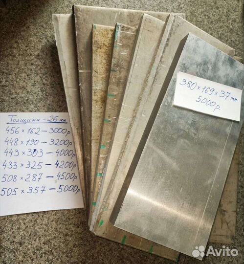 Заготовка Нержавейка, Дюраль