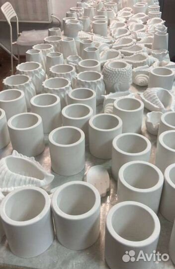 Подсвечник из гипса