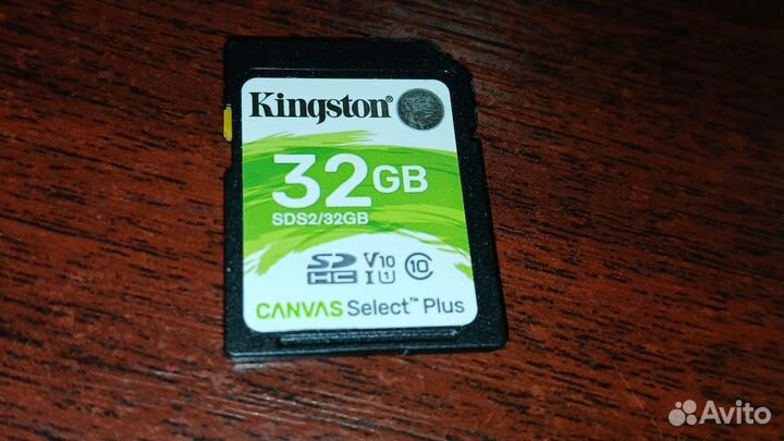 Карта памяти sdhc Kingston 32GB 10 класс