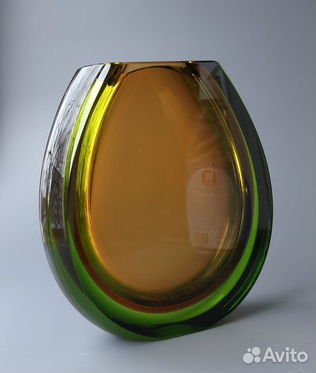 Ваза цветное Стекло лзхс Подкова Ленинград СССР