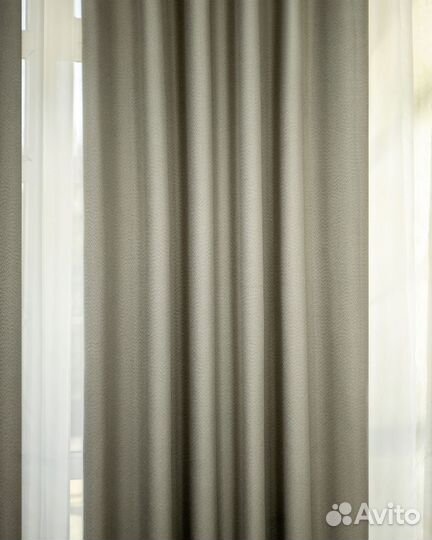 Комплект Шторы и Тюль Орфей Циркон+Вуаль