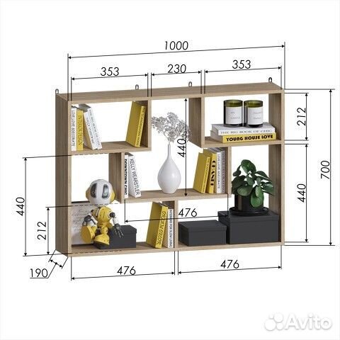 Уголок школьника. Компьютерный стол + полка